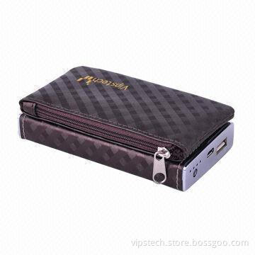 Wallet-shaped USB Charger with 6,000mAh Real Capacity, for Mobile Phones and iPhone